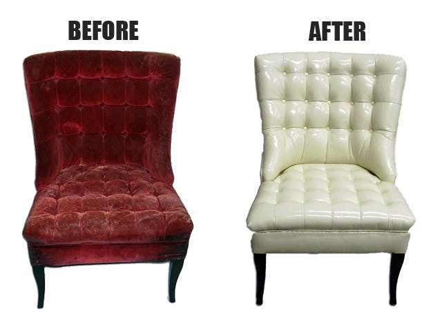 before and after results. Reclaim your old furniture Alberta Calgary Canada